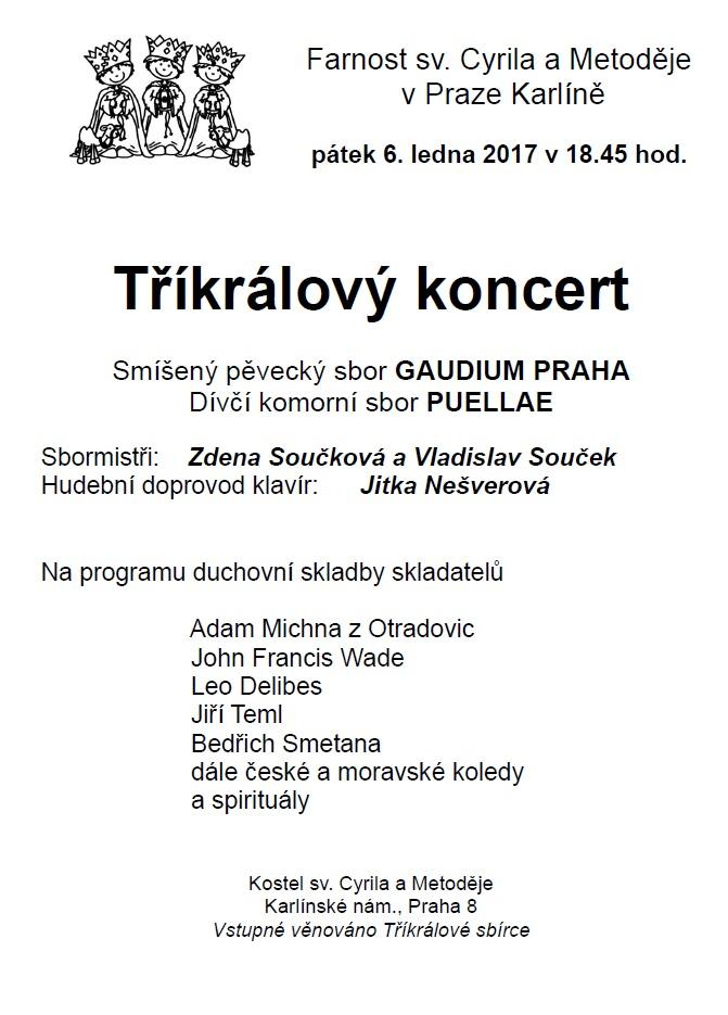 praha karlin trikralovy koncert