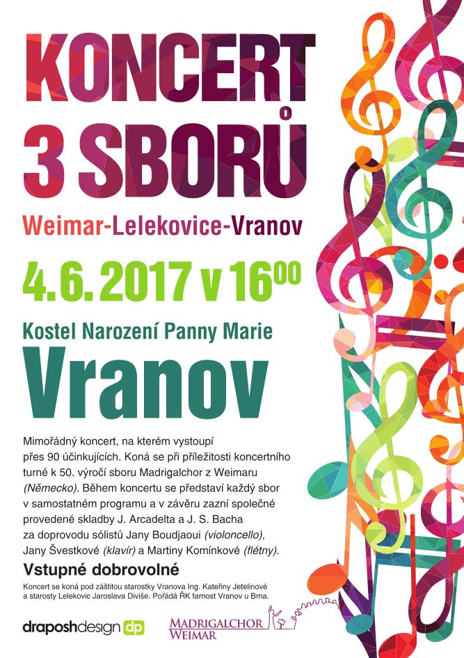 Vranov koncert 3 sbory
