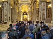 Nepomucenum se chystá na pohřeb Benedikta XVI. Komunita se za něj modlila nejen u katafalku