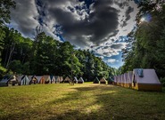 Skautské jamboree komplikuje silný déšť. Bereme to po skautsku, s veselou myslí, říká mluvčí Junáka