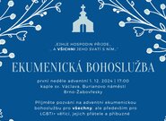 Z očekávaných událostí 1. neděle adventní 2024